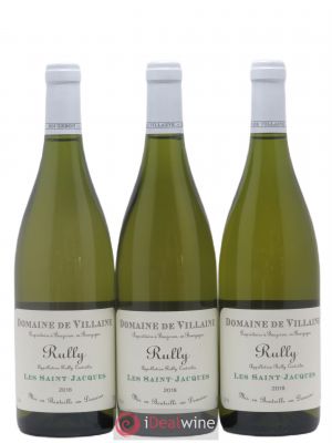 Rully Les Saint-Jacques A. et P. de Villaine  2018 - Lot de 3 Bouteilles