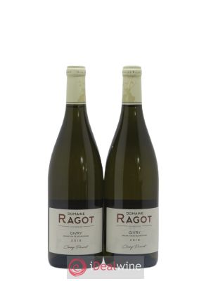 Givry Champ Pourot Domaine Ragot (no reserve) 2018 - Lot of 2 Bottles