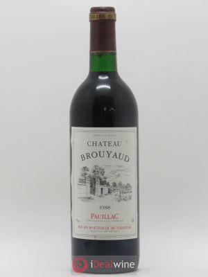 Pauillac Chateau Brouyaud 1988 - Lot de 1 Bouteille