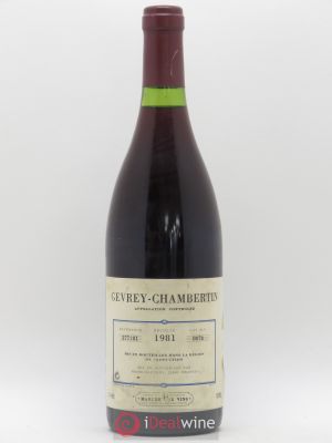 Gevrey-Chambertin Henri Gauthey Marché aux Vins 1981 - Lot de 1 Bouteille