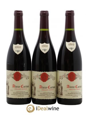 Aloxe-Corton Domaine Jeanniard Boudier 1969 - Lot of 3 Bottles