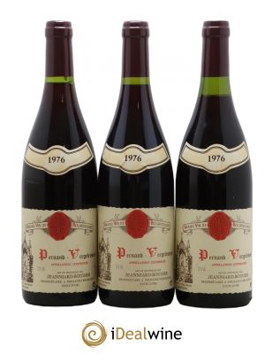 Pernand-Vergelesses Domaine Jeanniard Boudier 1976 - Lot of 3 Bottles