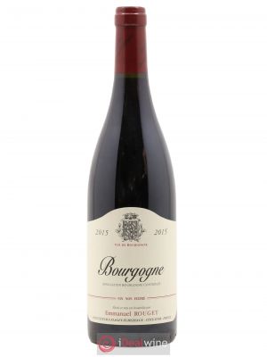 Bourgogne Emmanuel Rouget  2015 - Lot de 1 Bouteille