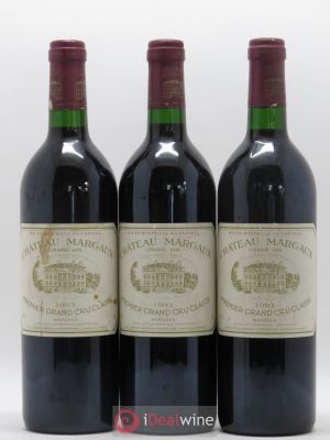 Château Margaux 1er Grand Cru Classé  1993 - Lot of 3 Bottles