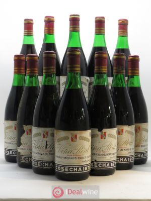 Rioja DOCG Vina Real Gran Reserva Compania Vinicola del Norte de Espana  1970 - Lot de 12 Bouteilles