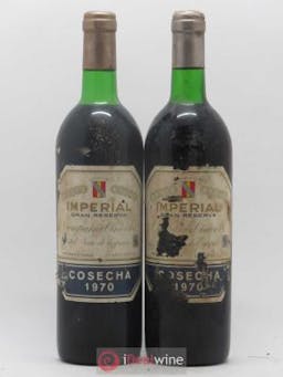 Rioja DOCG Imperial Gran Reserva Compania Vinicola del Norte de Espana  1970 - Lot of 2 Bottles