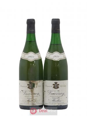 Vouvray Moelleux Clos Naudin - Philippe Foreau  1988 - Lot of 2 Bottles