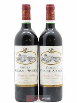 Château Chasse Spleen  1996 - Lot of 2 Bottles