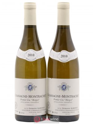 Chassagne-Montrachet 1er Cru Morgeot Ramonet (Domaine)  2010 - Lot of 2 Bottles