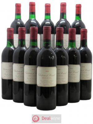 Château du Breuil Cru Bourgeois  1989 - Lot of 12 Bottles