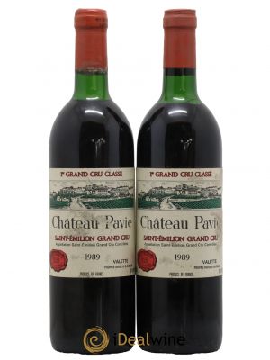 Château Pavie 1er Grand Cru Classé A  1989 - Lot of 2 Bottles