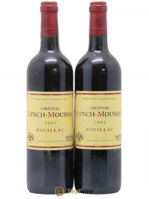 Château Lynch Moussas 5ème Grand Cru Classé  2005 - Lot of 2 Bottles