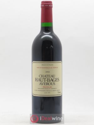 Château Haut Bages Averous Cru Bourgeois  1992 - Lot of 1 Bottle