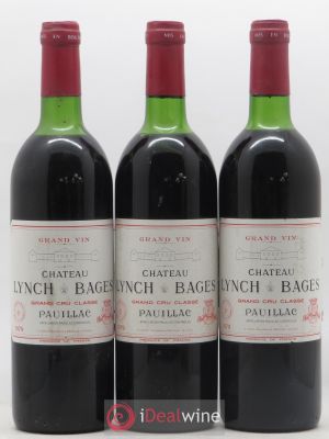 Château Lynch Bages 5ème Grand Cru Classé  1979 - Lot of 3 Bottles