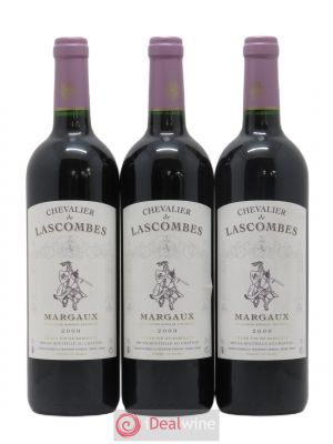 Chevalier de Lascombes Second Vin  2009 - Lot de 3 Bouteilles