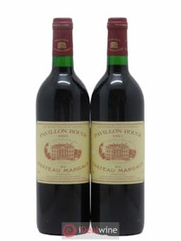 Pavillon Rouge du Château Margaux Second Vin  1993 - Lot of 2 Bottles