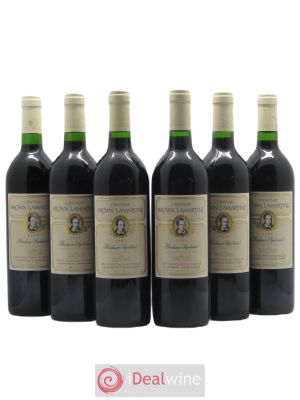 Bordeaux Supérieur Château Brown Lamartine (no reserve) 1995 - Lot of 6 Bottles