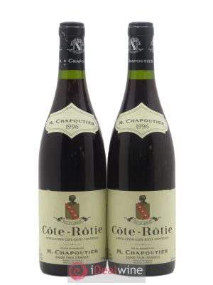 Côte-Rôtie Chapoutier  1996 - Lot of 2 Bottles