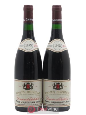 Crozes-Hermitage Domaine de Thalabert Paul Jaboulet Ainé  1995 - Lot of 2 Bottles