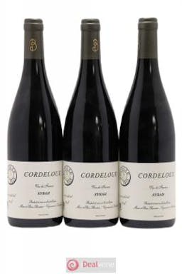 Vin de France Syrah Cordeloux Marie et Pierre Bénetière (Domaine)  2015 - Lot de 3 Bouteilles