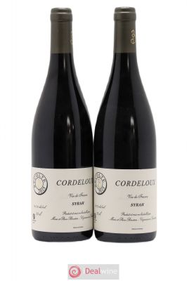 Vin de France Syrah Cordeloux Marie et Pierre Bénetière (Domaine)  2015 - Lot de 2 Bouteilles