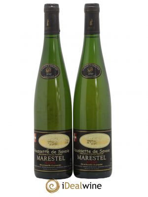 Vin de Savoie Roussette de Savoie Altesse Marestel Domaine Dupasquier 2010 - Lot de 2 Bouteilles