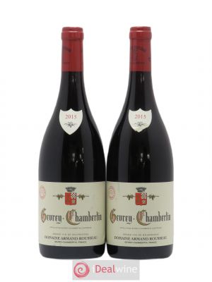 Gevrey-Chambertin Armand Rousseau (Domaine)  2015 - Lot of 2 Bottles
