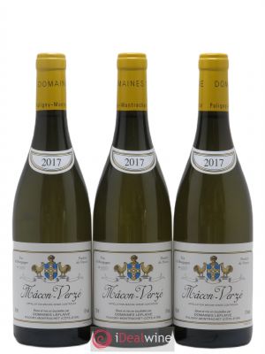 Mâcon Verzé Leflaive (Domaine)  2017 - Lot of 3 Bottles