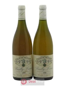 Pouilly-Fuissé Clos de France Roger Lassaras 1998 - Lot of 2 Bottles