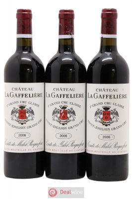 Château la Gaffelière 1er Grand Cru Classé B  2006 - Lot of 3 Bottles