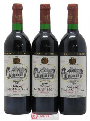 Château Rauzan Ségla  1989 - Lot of 3 Bottles
