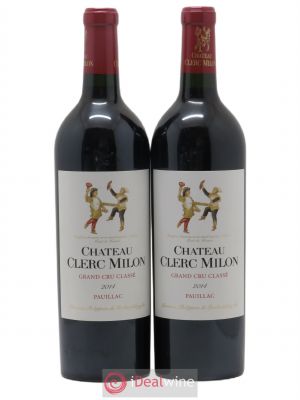 Château Clerc Milon 5ème Grand Cru Classé  2014 - Lot de 2 Bouteilles