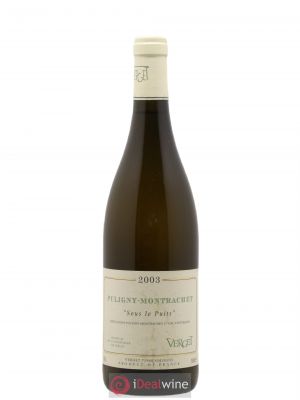 Puligny-Montrachet 1er Cru Sous le Puits Verget  2003 - Lot of 1 Bottle