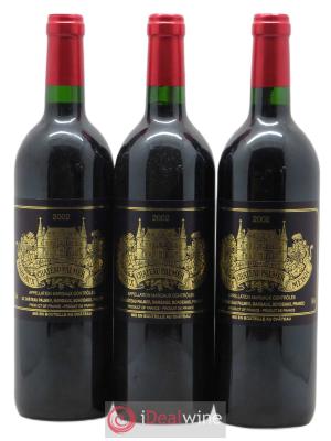 Château Palmer 3ème Grand Cru Classé  2002 - Lot de 3 Bouteilles