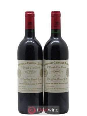 Château Cheval Blanc 1er Grand Cru Classé A  1990 - Lot of 2 Bottles