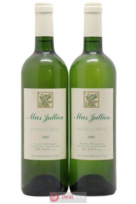 IGP Pays d'Hérault Mas Jullien Olivier Jullien  2007 - Lot of 2 Bottles