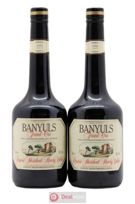 Banyuls Grand Cru President Henry Vidal Doux Cellier des Templiers 1993 - Lot of 2 Bottles