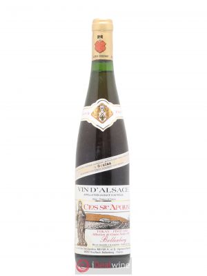 Pinot Gris Selection de grains nobles Clos Sainte Appoline Bollenberg 1988 - Lot de 1 Bouteille