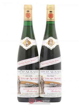 Gewurztraminer Selection de grains nobles Bollenberg 1989 - Lot of 2 Bottles