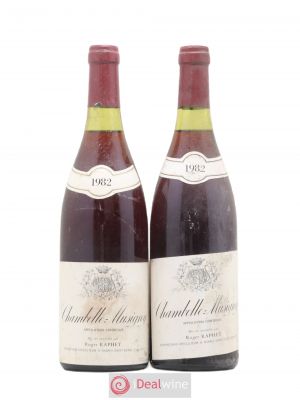 Chambolle-Musigny Raphet 1982 - Lot of 2 Bottles