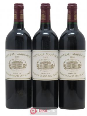 Château Margaux 1er Grand Cru Classé  2010 - Lot of 3 Bottles
