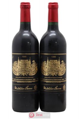 Château Palmer 3ème Grand Cru Classé  1995 - Lot of 2 Bottles