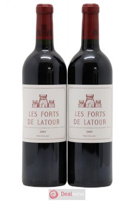 Les Forts de Latour Second Vin  2005 - Lot de 2 Bouteilles