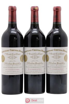 Château Cheval Blanc 1er Grand Cru Classé A  2004 - Lot de 3 Bouteilles