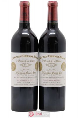 Château Cheval Blanc 1er Grand Cru Classé A  2004 - Lot de 2 Bouteilles