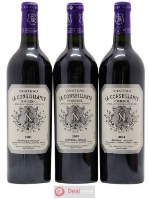 Château la Conseillante  2003 - Lot of 3 Bottles
