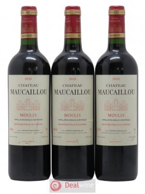 Château Maucaillou  2010 - Lot of 3 Bottles
