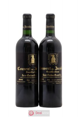 Château Couvent des Jacobins Grand Cru Classé  2000 - Lot of 2 Bottles