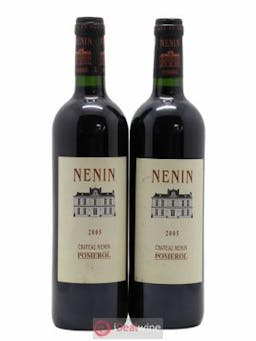 Château Nenin  2005 - Lot of 2 Bottles