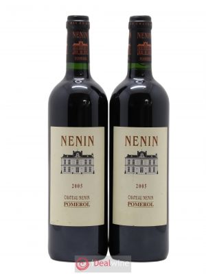 Château Nenin  2005 - Lot of 2 Bottles
